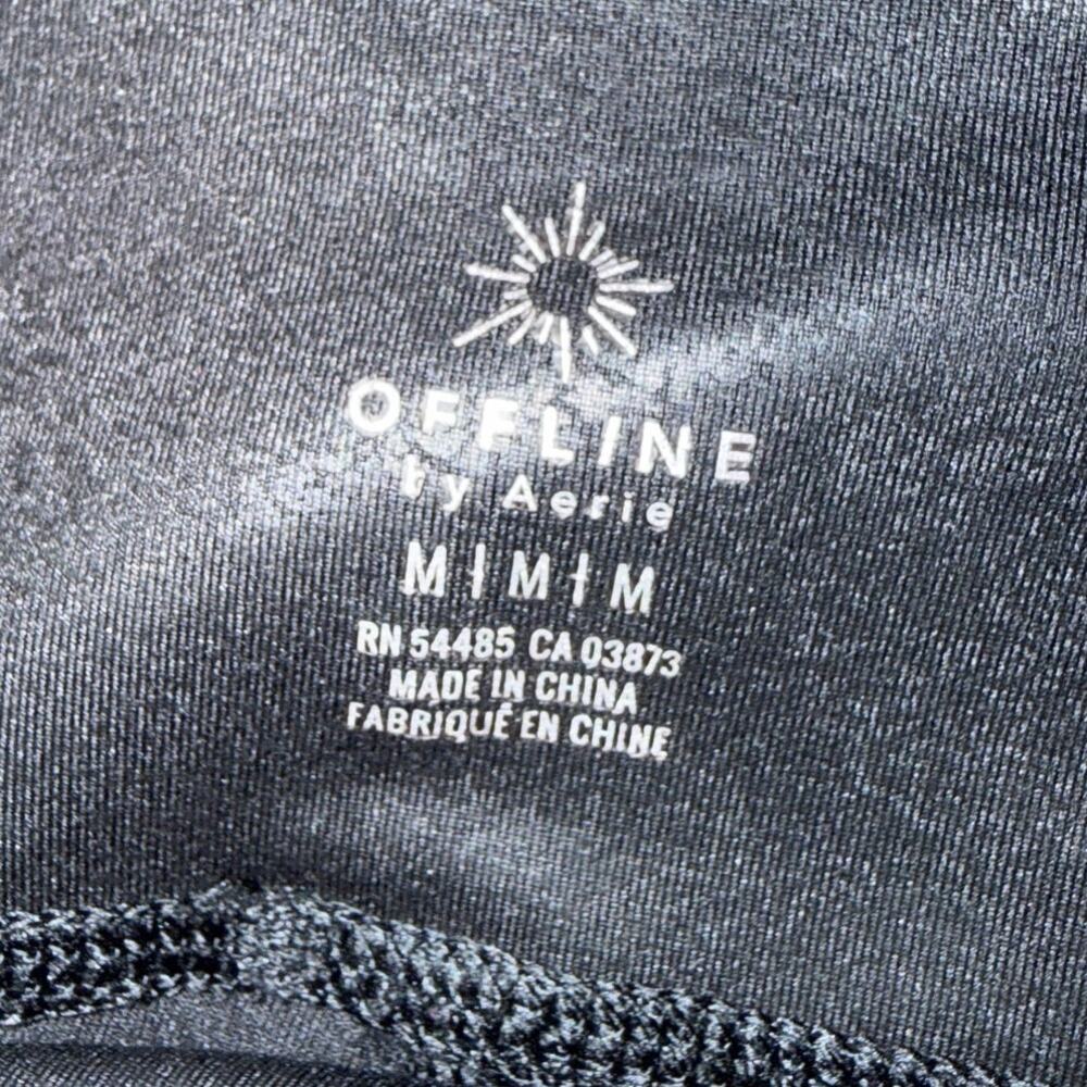 OFFLINE by AERIE Black Leggings Compression Pants Women M Athliesure - Picture 4 of 6